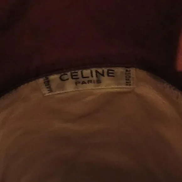 Vintage Celine Brown Leather Knee High Boots EU 39 Patina Distressed Old Money - Picture 7 of 8